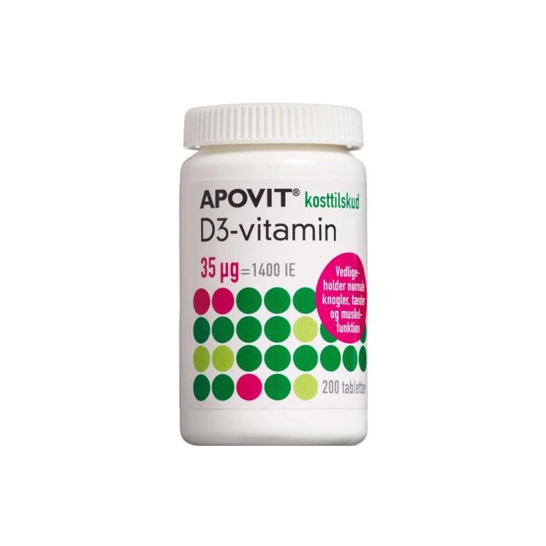 ApovitD3-vitamin 35 mikg 200 stk.