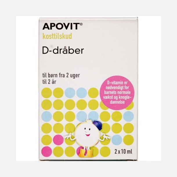 ApovitD-vitamin drber 2 x 10 ml