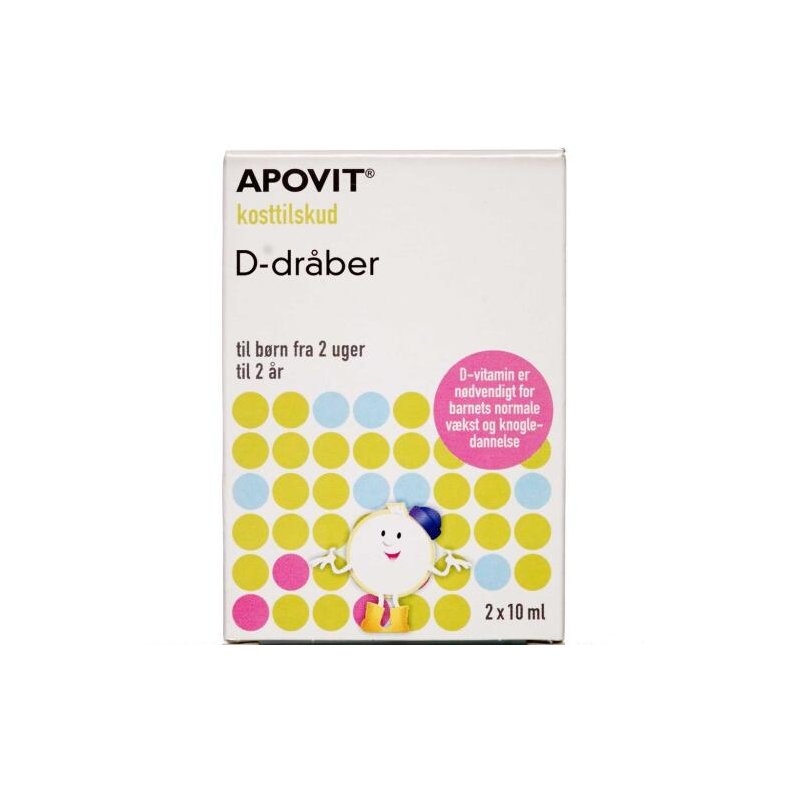 ApovitD-vitamin drber 2 x 10 ml