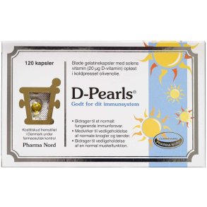 D-pearls 20 mikg, 120 kapsler - Pharma Nord