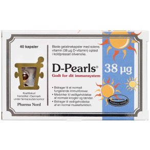 D-pearls 38 mikg, 40 kapsler - Pharma Nord