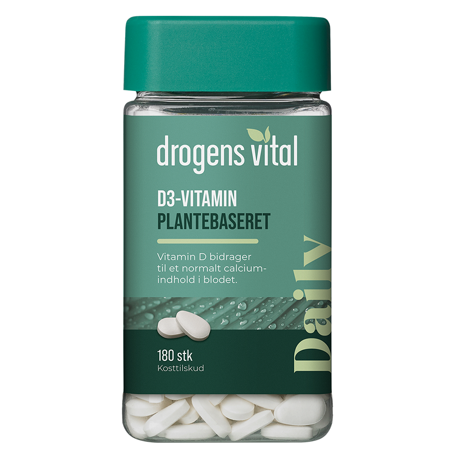 Drogens Vital - D-vitamin 180 Tabletter - Drogens Vital - Dansk ...