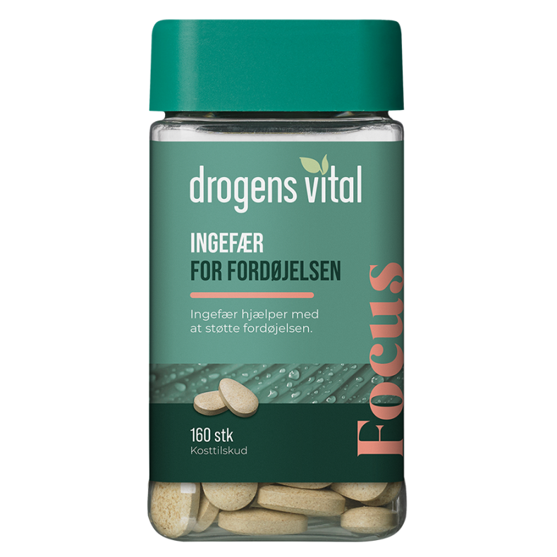 Drogens Vital - Ingefr 160 tabletter