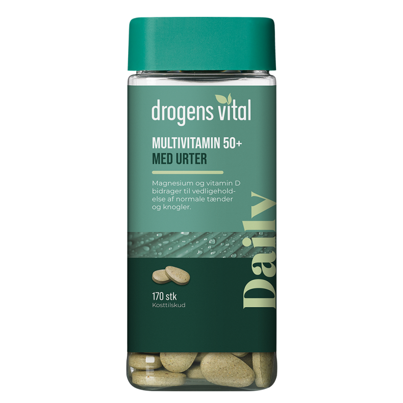 Drogens Vital - Multivitamin 50+ m/urter 175 tabletter