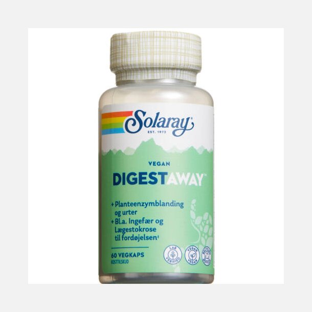 Solaray Vegan Digestaway 60 stk.