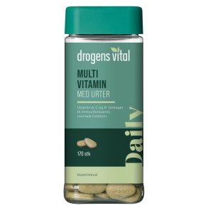 Drogens Vital - Multivitamin m/urter 170 tabletter