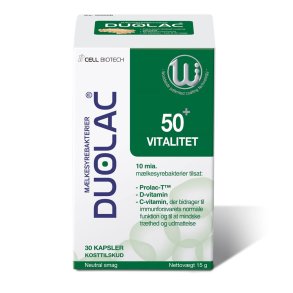 Duolac 50+ Vitalitet 30 kapsler