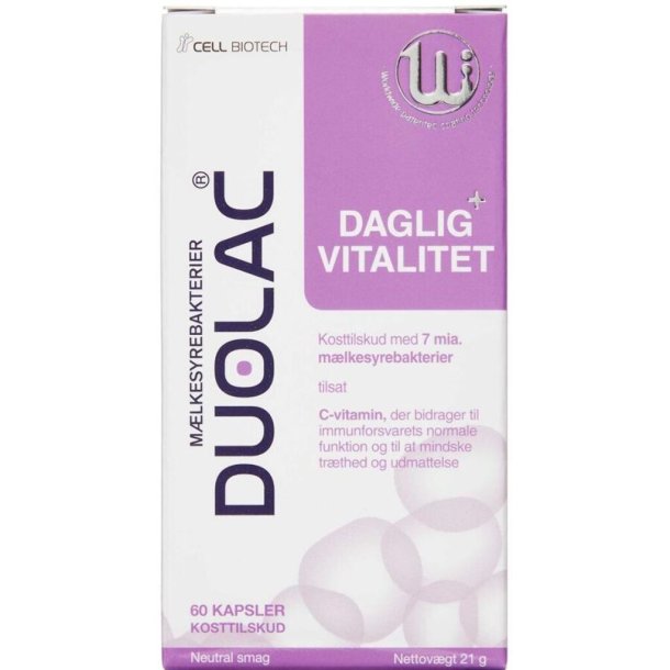 Duolac Daglig+ 60 kapsler