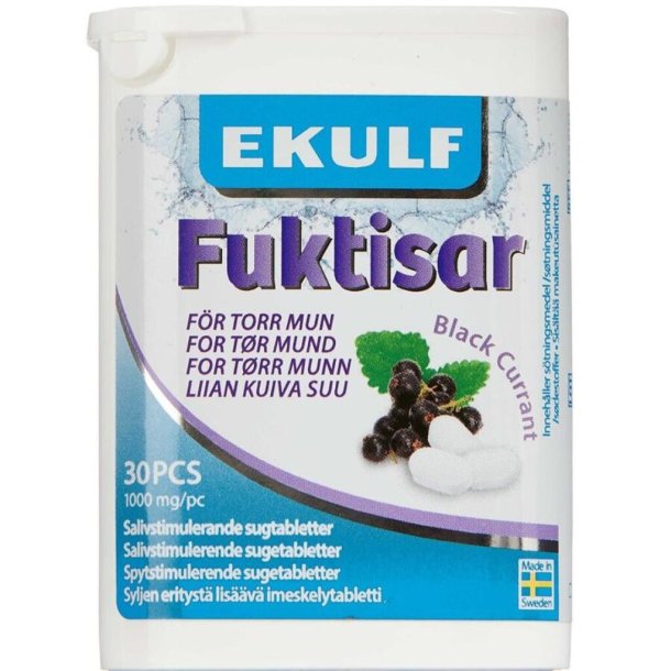 EKULF FUKTISAR BLACK CURRANT 30 ST