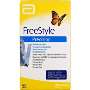 FREESTYLE Precision Xtra Glukose Elektroder 50 stk.