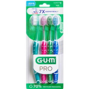 GUM Technique Pro tandb�rste bl�d 4 pak 4 stk.