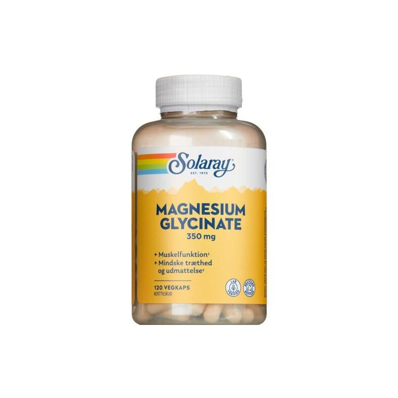 Solaray Magnesium Glycinate 120 stk.