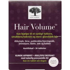 Hair Volume 30 tabletter - New Nordic