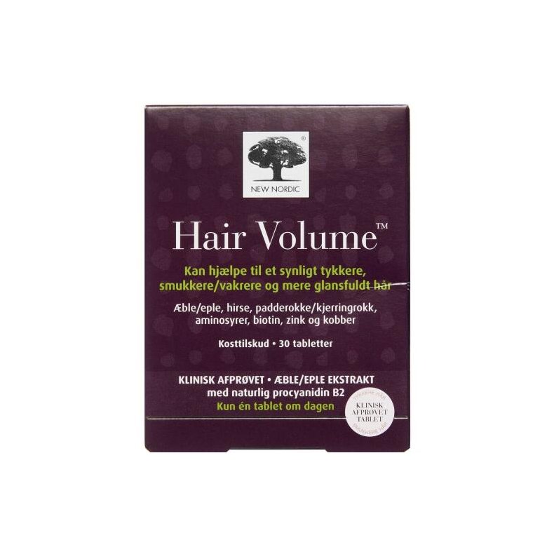 Hair Volume 30 tabletter - New Nordic