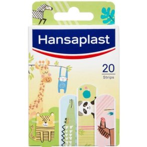 Hansaplast B�rneplastre med Dyr 20.stk