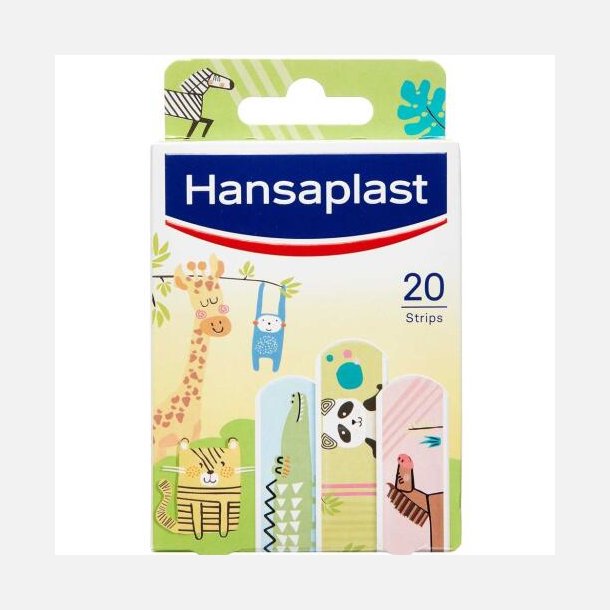 Hansaplast B�rneplastre med Dyr 20.stk