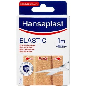 Hansaplast Elastic Plaster 1 m x 6 cm 10 stk.