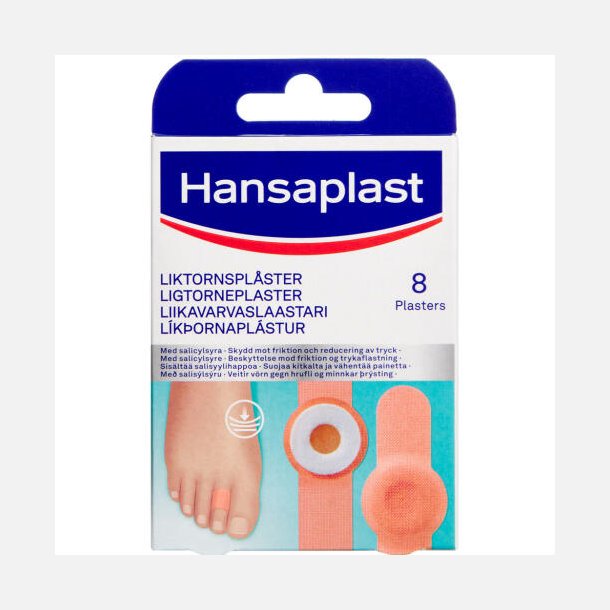 Hansaplast Ligtorneplaster 8.stk
