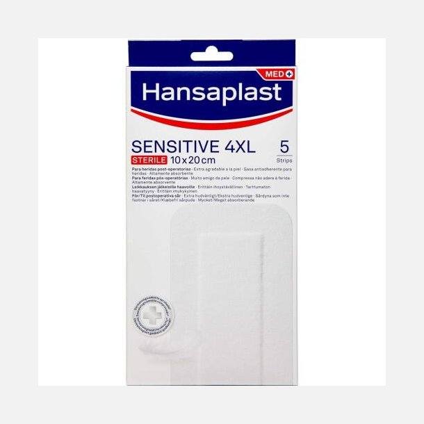 Hansaplast Sensitive 4XL 10x20cm 5.stk