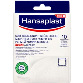 Hansaplast Soft Steril Compress 10.stk