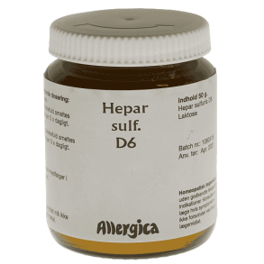 Hepar sulf. D6, trit 50g