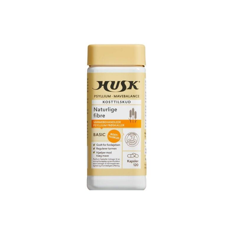 HUSK Psyllium Mavebalance 120 stk.