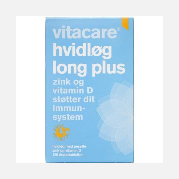 VitaCare Hvidlg long plus - 120 depottabletter