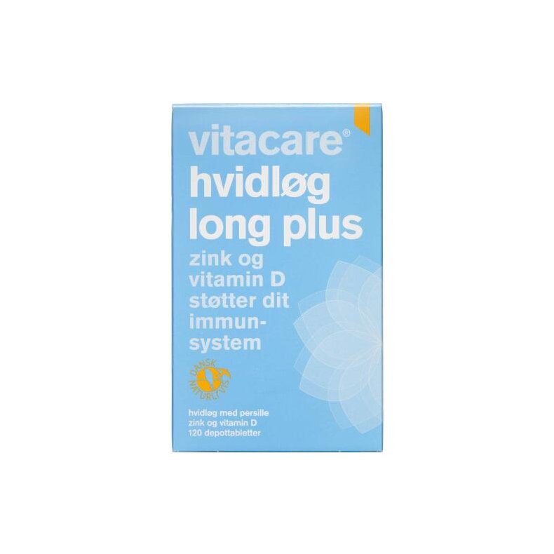 VitaCare Hvidlg long plus - 120 depottabletter