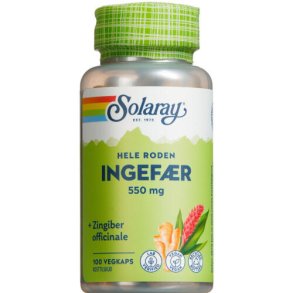 Solaray Ingefr kapsler 100 stk.