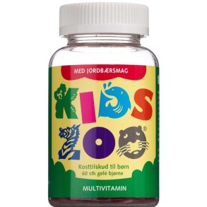 Kids Zoo Multivitamin Tyggedyr 60 stk.
