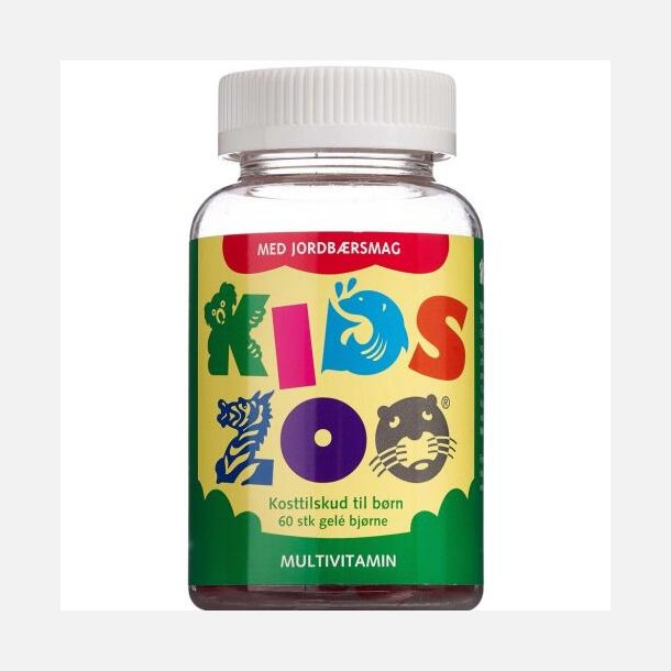 Kids Zoo Multivitamin Tyggedyr 60 stk.