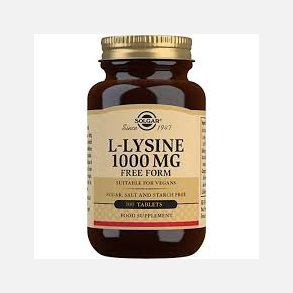 Solgar L-Lysin 1000 mg  50 tabletter