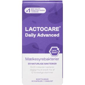 Lactocare Daily Advanced 30 kapsler