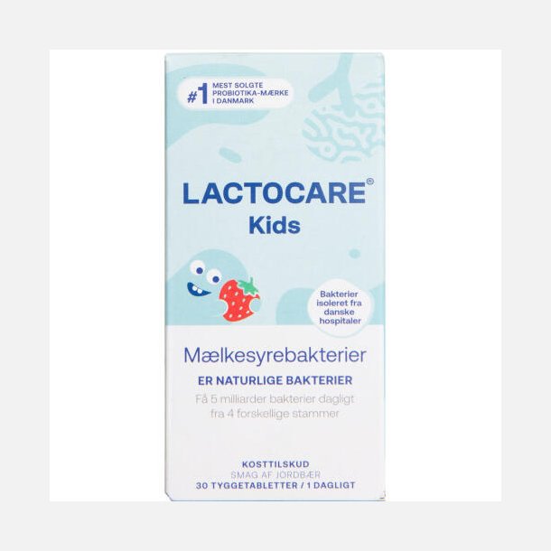Lactocare Kids Tyggetabletter 30.stk