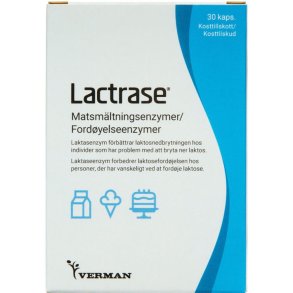 Lactrase kapsler 30.stk