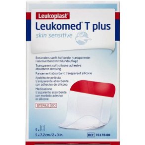 Leukoplast Leukomed T Plus Skin Sensitive 5x7,2 cm 5 stk.