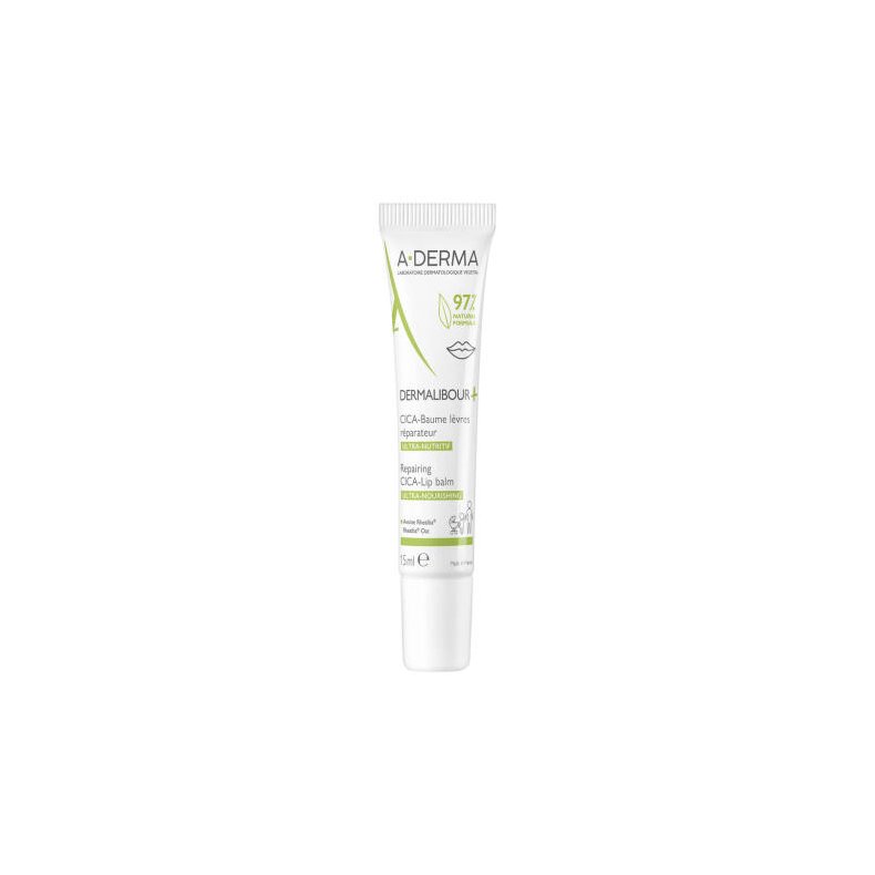 A-DermaDermalibour+ Cica Lip Balm 15 ml