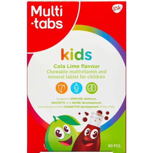 Multi-tabs Brn - Cola Lime 90 tyggetabletter