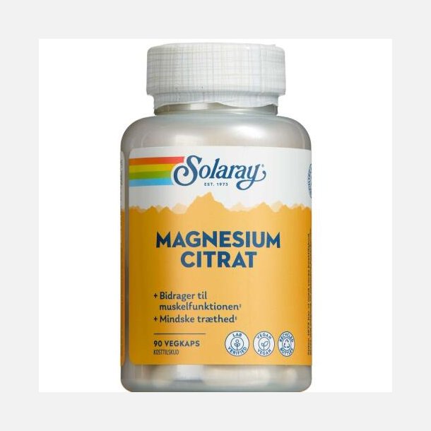 Magnesium citrat 90 kapsler - Solaray