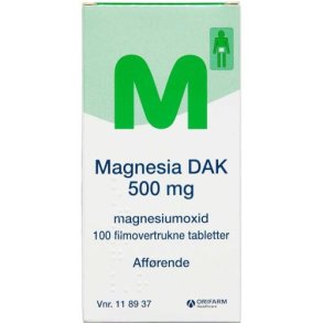 Magnesia DAK Tabletter 500mg