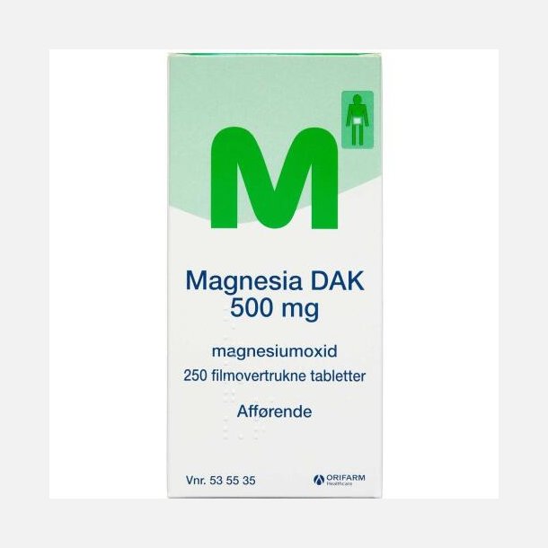 Magnesia DAK Tabletter 500mg