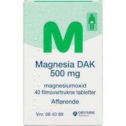 Magnesia DAK Tabletter 500mg
