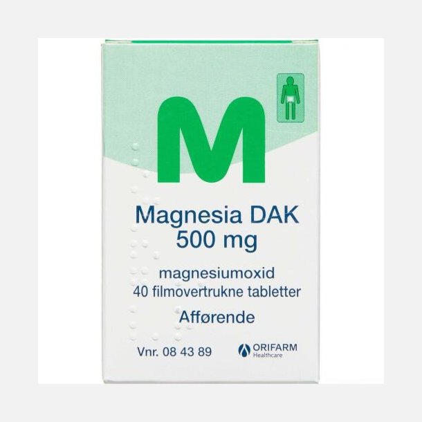 Magnesia DAK Tabletter 500mg