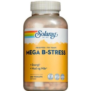 Mega B-stress 250 kapsler - Solaray