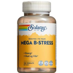 Mega B-stress 120 kapsler - Solaray