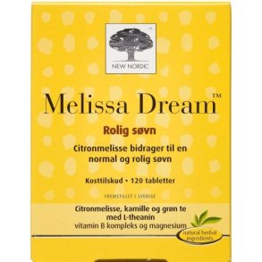 Melissa Dream 120 tabletter - New Nordic