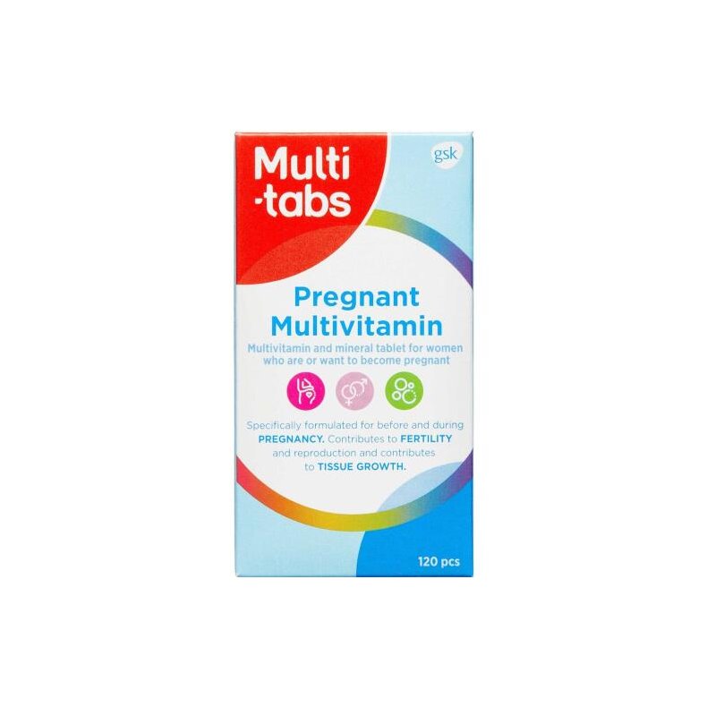 Multi-Tabs Pregnant Multivitamin 120 stk