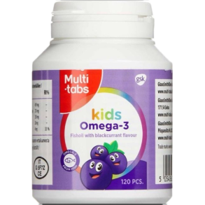 Multi-Tabs Kids Omega-3 Tyggekapsler 120.stk 