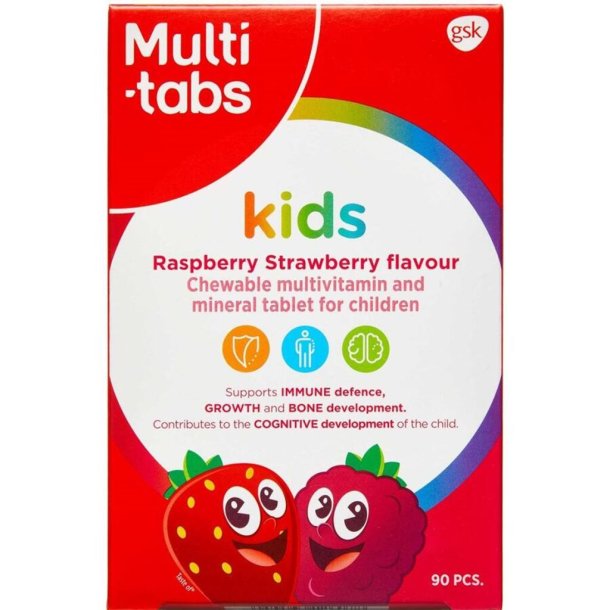 Multi-tabs Kids Hindbr/Jordbr 90.stk