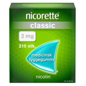  NICORETTE CLASSIC MED.TYG. 2MG 210 ST